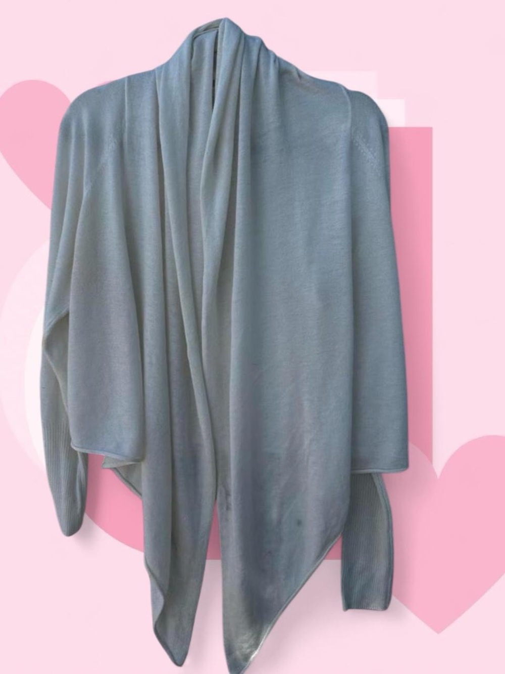 Beige/Cream Women's Draped Knit Sweater